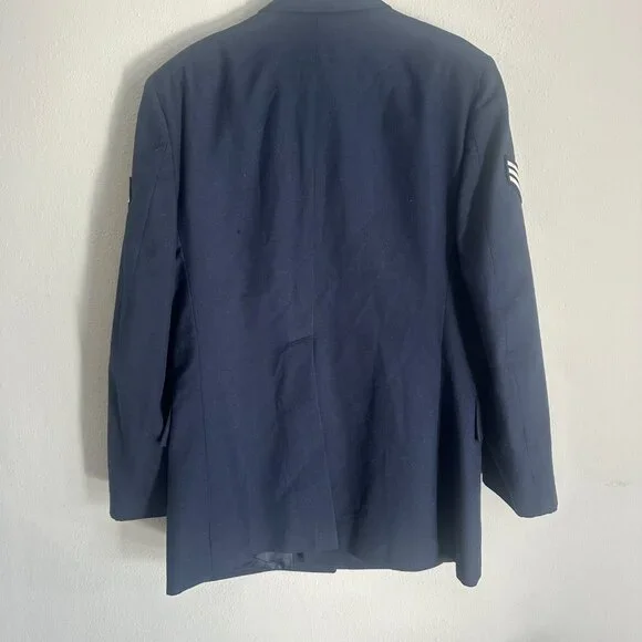 US Air Force Dress Blue Service Coat 42L SOKOLOWSKI Military Uniform Jacket DSGP - Picture 8 of 12